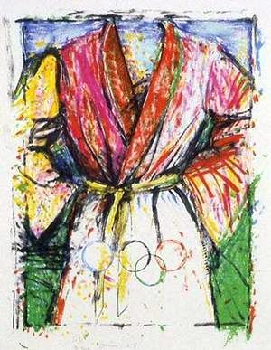 Lithograph Dine - Olympic Robe