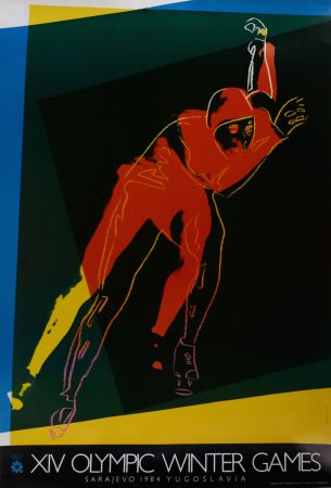 Lithograph Warhol - Olympic Winter Games, Sarajevo 1984