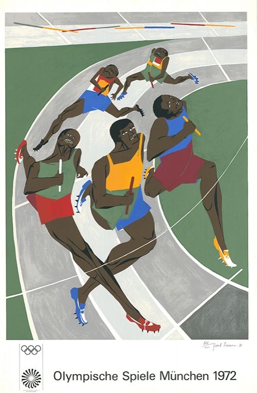 Screenprint Lawrence - Olympische Spiele München 1972 (The Runners)