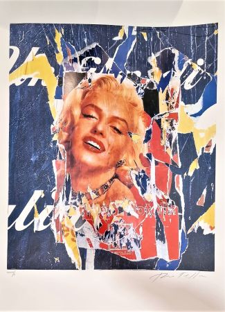 Screenprint Rotella - Omaggi a Marilyn