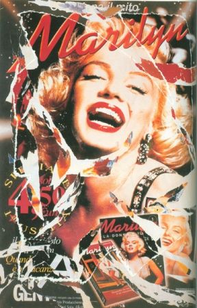 Screenprint Rotella - Omaggio a Marilyn (A Tribute to Marilyn) I 