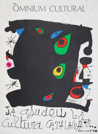 Lithograph Miró - Omnium cultural