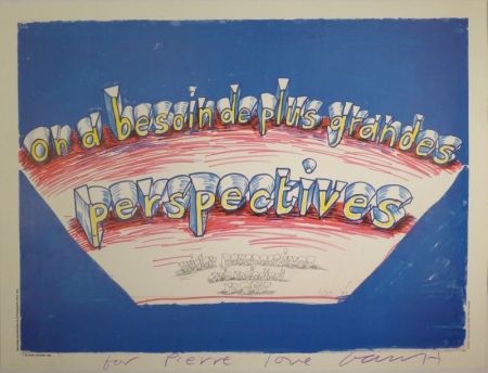 Offset Hockney - “on a besoin de plus grandes perspectives / wider perspectives are needed now”