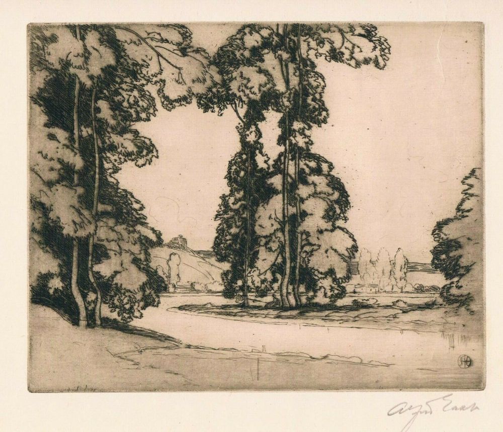 Etching East - On the Banks of the Seine