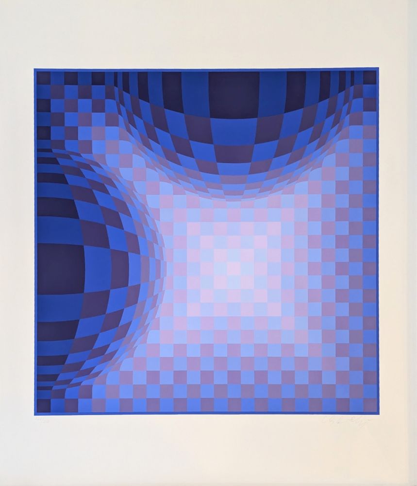 Screenprint Vasarely - Ond DVA 