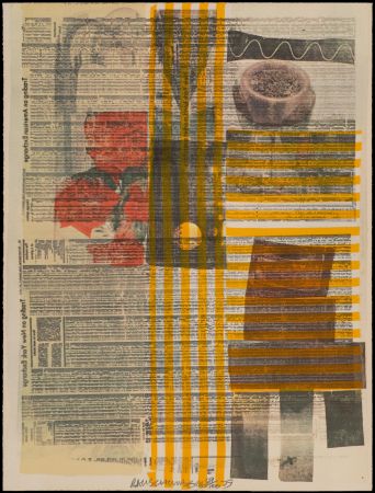 Screenprint Rauschenberg - One More and We Will Be More Than Halfway There