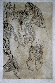 Etching And Aquatint Zurn - Oracles et spectacles