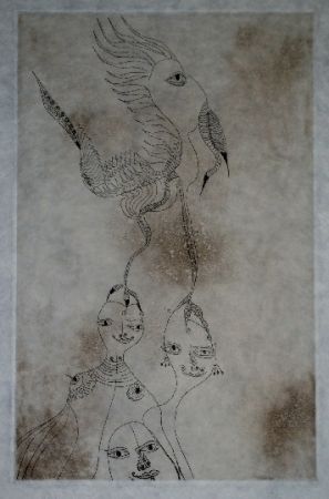 Etching And Aquatint Zurn - Oracles et spectacles (3)