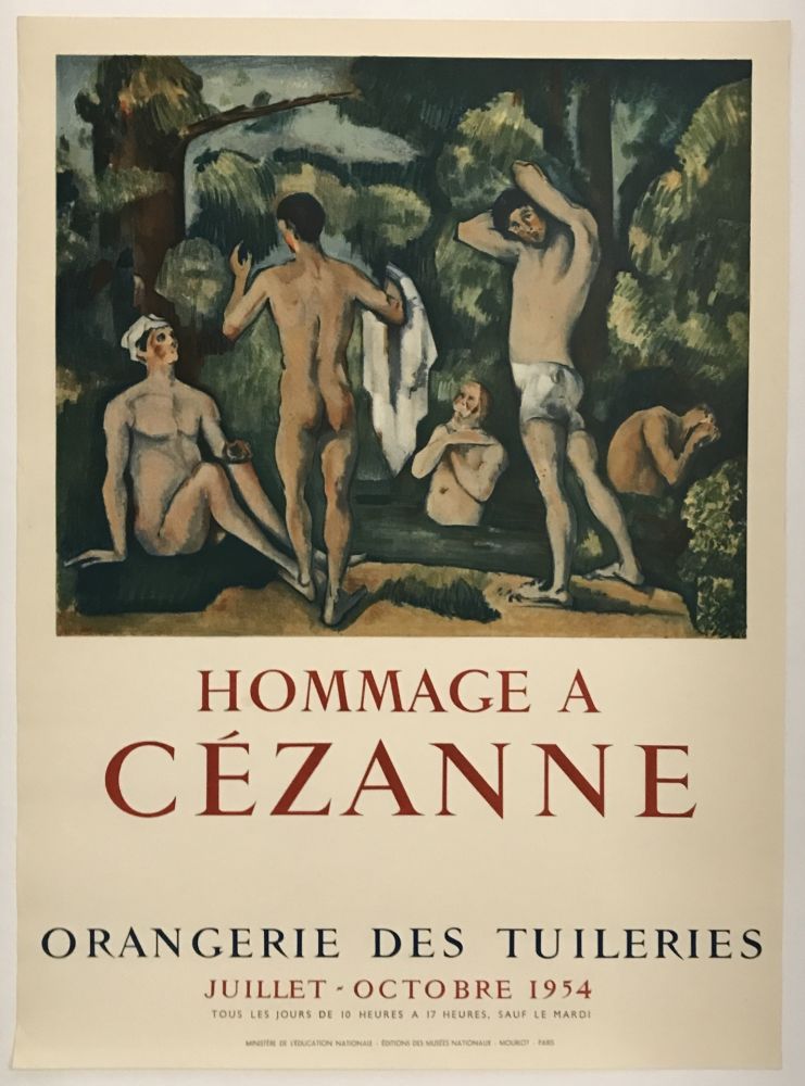 Lithograph Cezanne - Orangerie des Tuileries