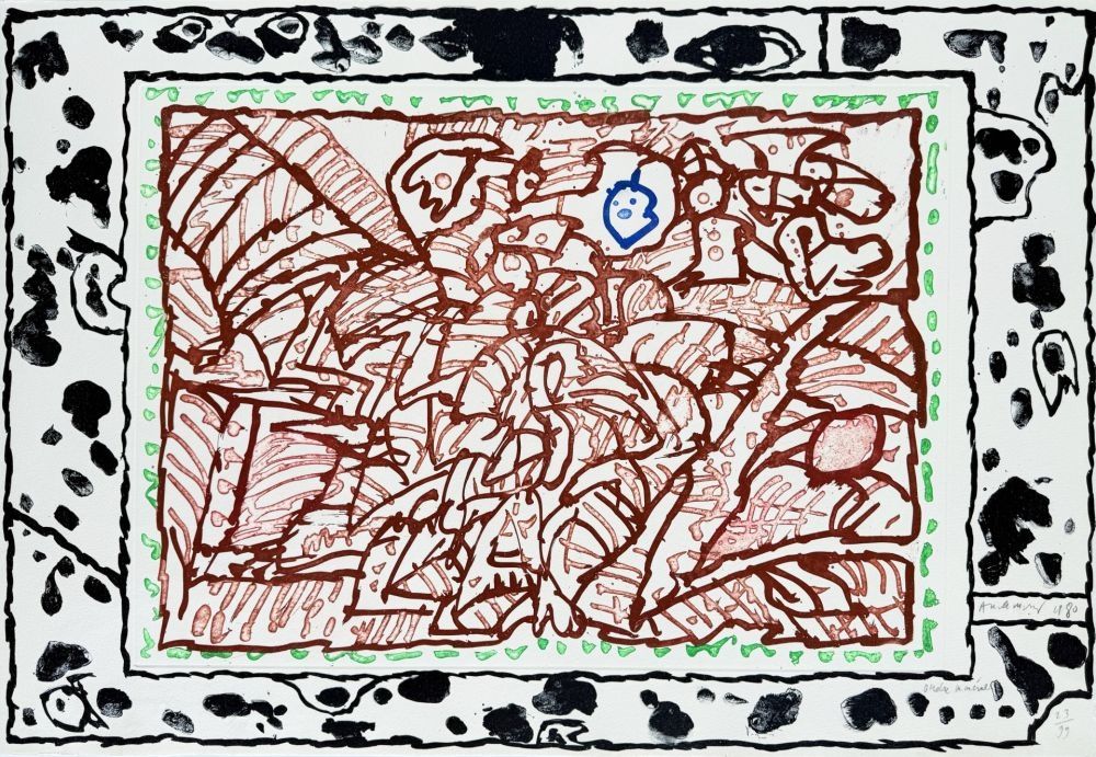 Engraving Alechinsky - Ordre Minéral