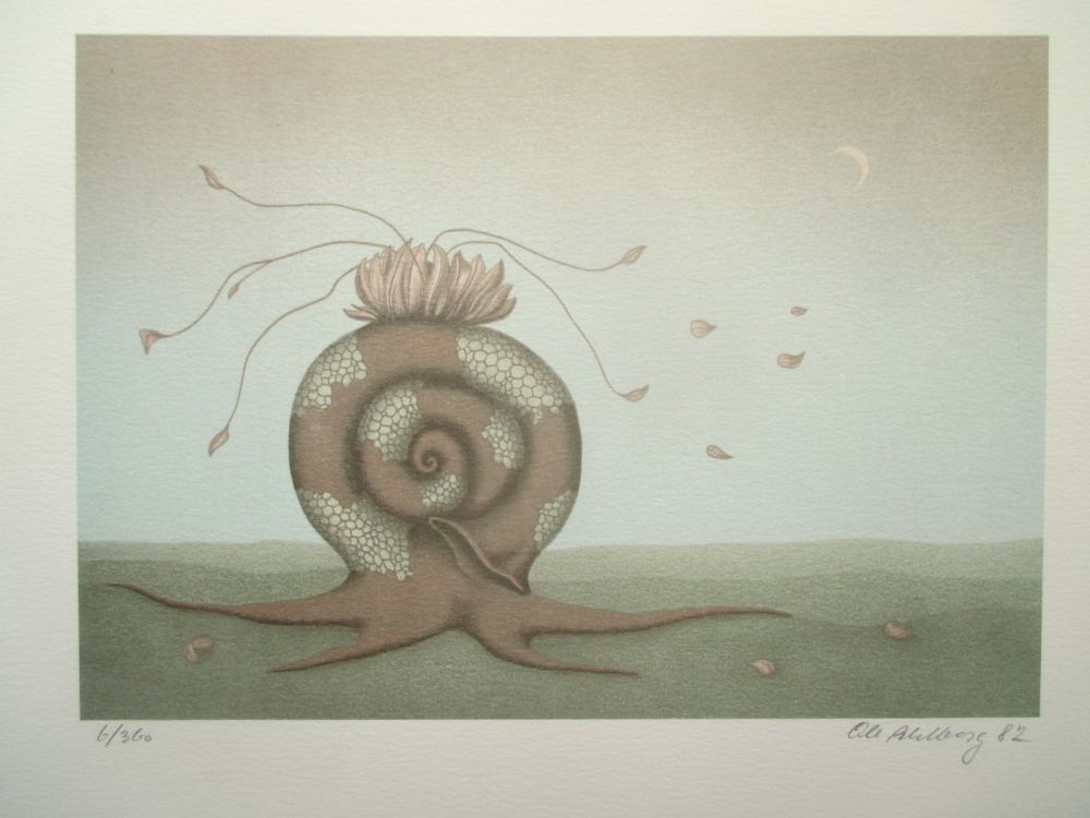 Lithograph Ahlberg - Organic Growth