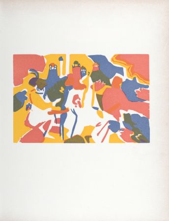 Woodcut Kandinsky (After) - Oriental, Klänge, 1974