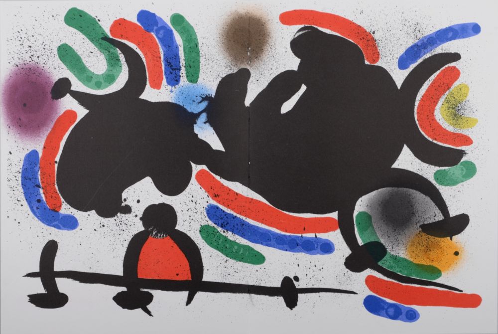 Lithograph Miró - Original Lithographie IV