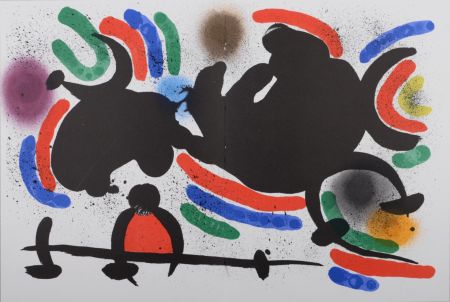 Lithograph Miró - Original Lithographie IV