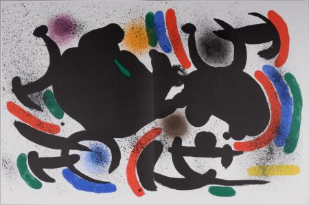 Lithograph Miró - Original Lithographie VII, 1972