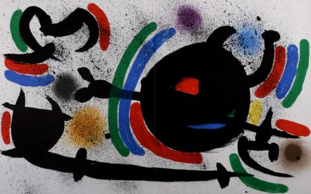 Lithograph Miró - Original Lithographie X