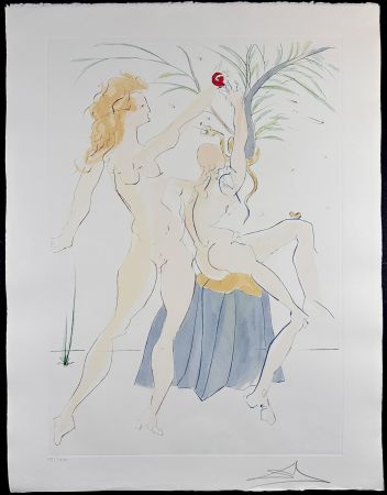 Etching Dali - Our Historical Heritage Adam and Eve