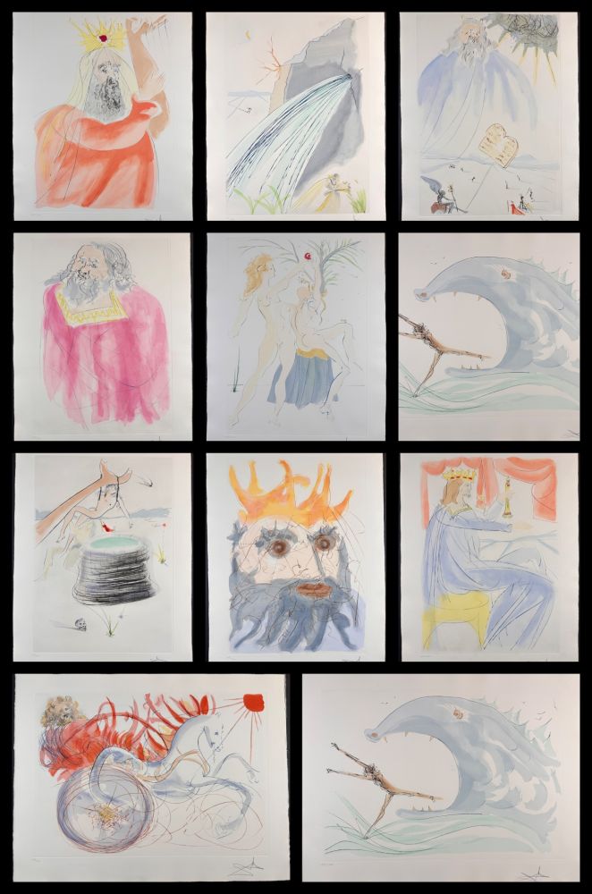 Etching Dali - Our Historical Heritage Complete Suite