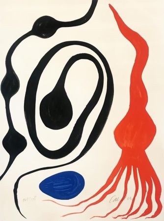 Lithograph Calder - Our Unfinished Revolution: Octopus/ Squid