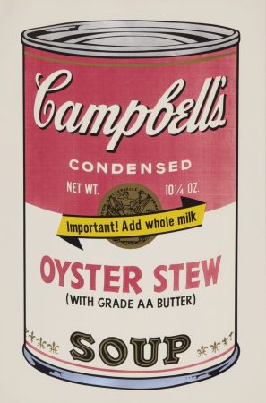 Screenprint Warhol - Oyster Stew (from Campbell's Soup II)