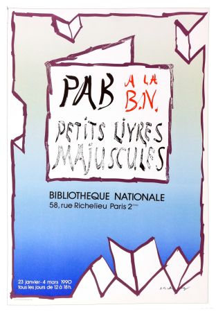 Poster Alechinsky - PAB a la B.N