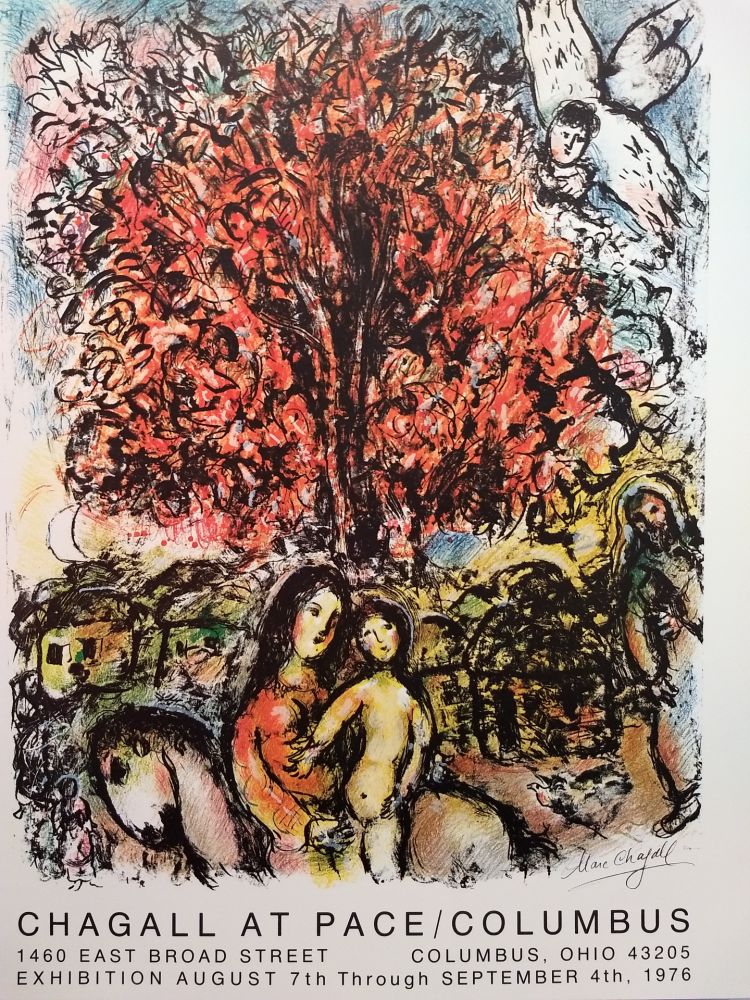 Lithograph Chagall (After) - Pace