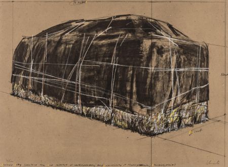 Screenprint Christo & Jeanne-Claude - Packed Hay