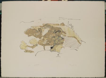 Lithograph Forgioli - Paesaggio 1970