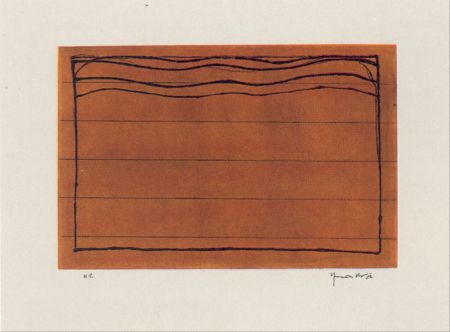 Aquatint Hernandez Pijuan - Paisatge mesurat