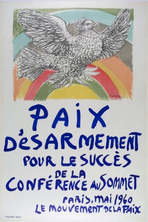 Lithograph Picasso - Paix D’esarmement