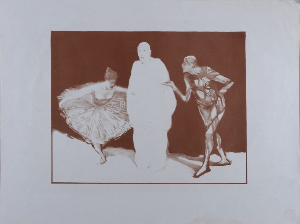 Lithograph Ibels - Pantomime