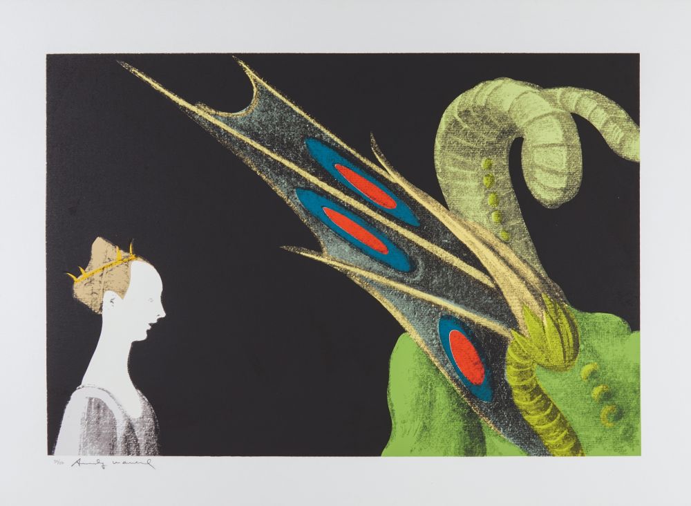 Screenprint Warhol - Paolo Uccello, St. George and the Dragon (FS II.324)