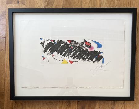 Etching Miró -  Par-Dessus la Hai