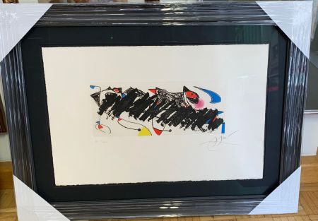 Engraving Miró - Par dessus la haie