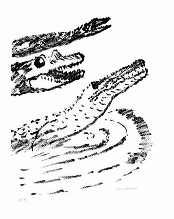 Lithograph Michaux - Par la voie des rythmes