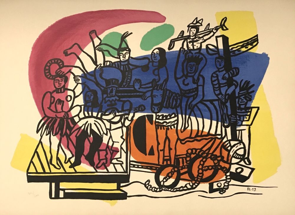 Lithograph Leger - Parade