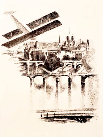 Lithograph Delaunay - Paris (Les Ponts et Notre-Dame)