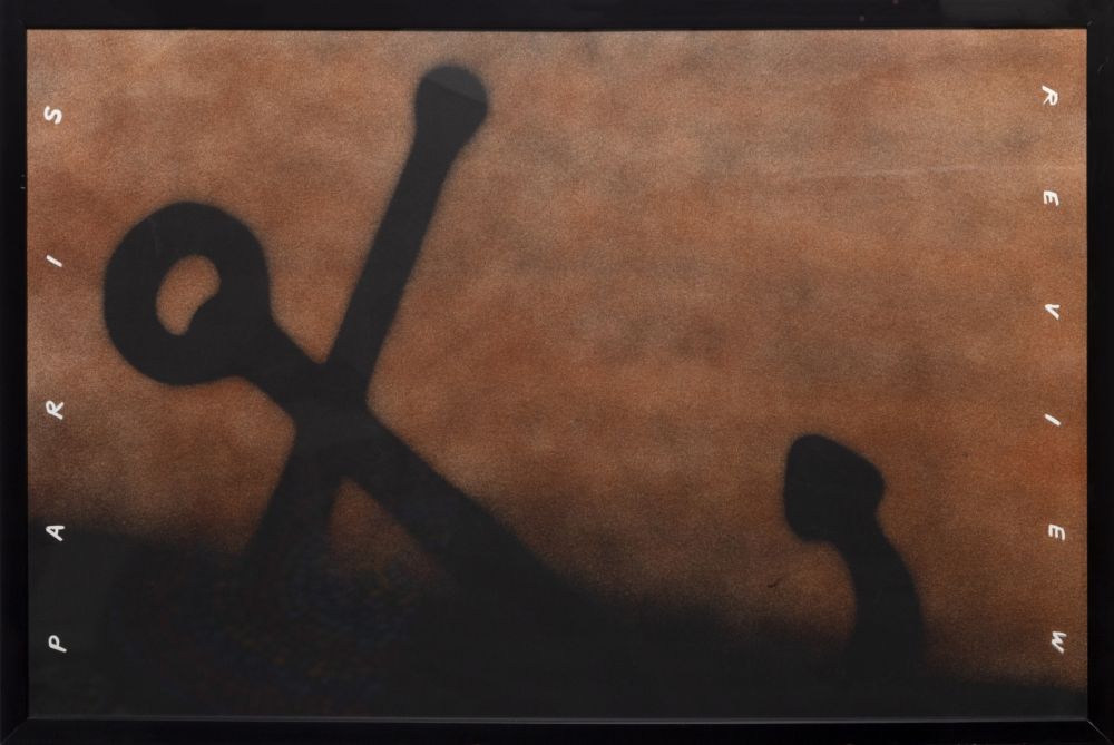 Lithograph Ruscha - Paris Review (Anchor in Sand)