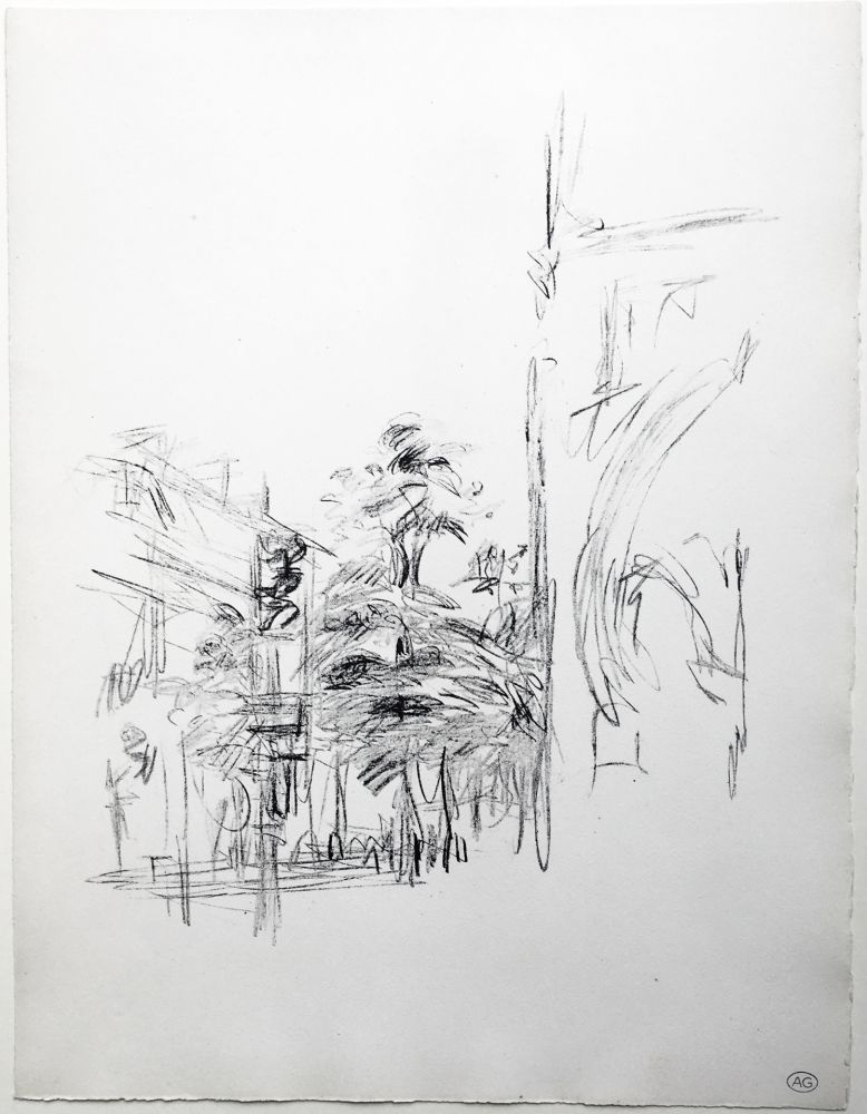 Lithograph Giacometti - PARIS SANS FIN (de la suite 