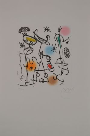 Etching And Aquatint Miró - Paroles Peintres III - D446