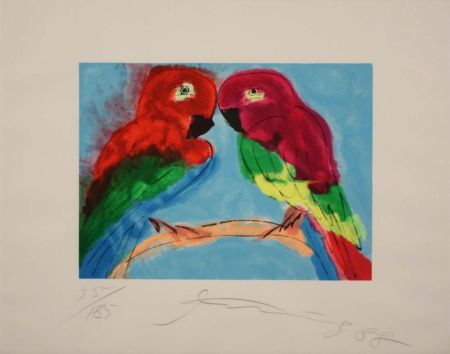 Engraving Ting - PARROTS