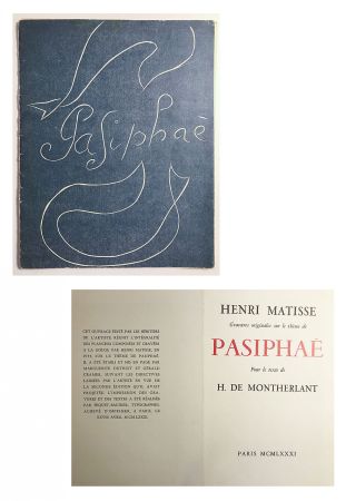 Illustrated Book Matisse - Pasiphae - Livret de présentation en reproduction
