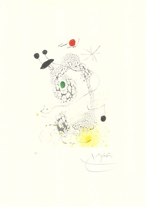 Aquatint Miró - Passacaille