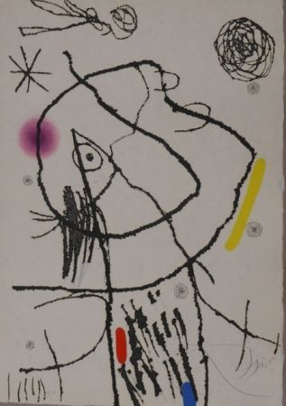 Engraving Miró - Passage de L'Egyptienne