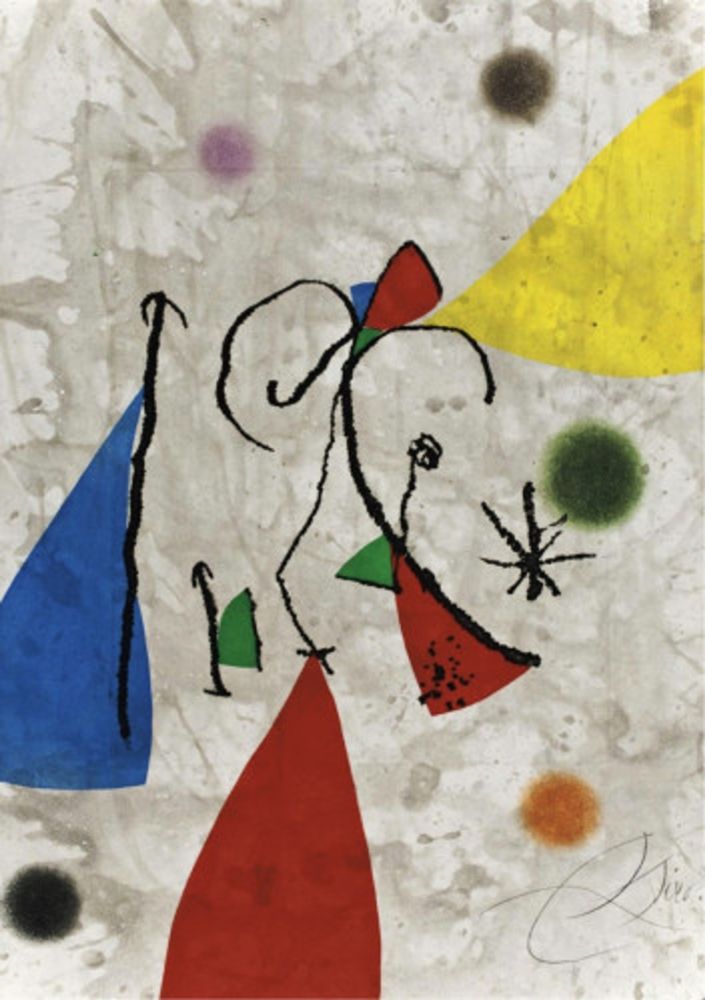 Etching Miró - Passage De L'Egyptienne, 10