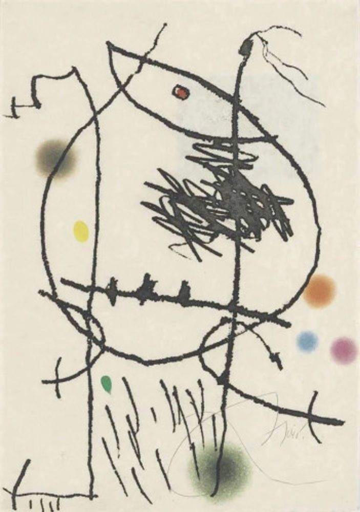 Etching Miró - Passage De L'Egyptienne 3