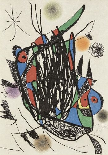 Etching And Aquatint Miró - Passage De L'Egyptienne 5