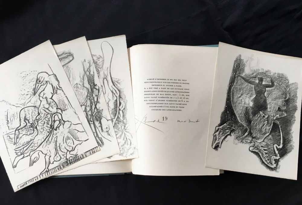 Illustrated Book Ernst - Paul Éluard : CHANSON COMPLÈTE. Lithographies de Max Ernst (1939)