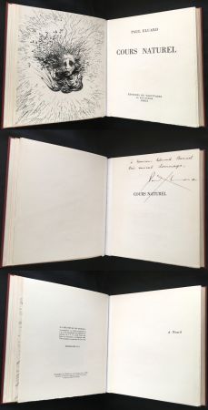Illustrated Book Dali - Paul Éluard : COURS NATUREL. Avec une gravure tirée à 15 ex. (1938).