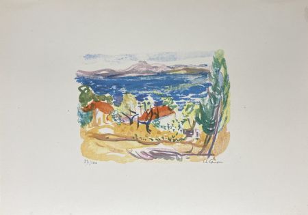 Lithograph Camoin - Paysage 